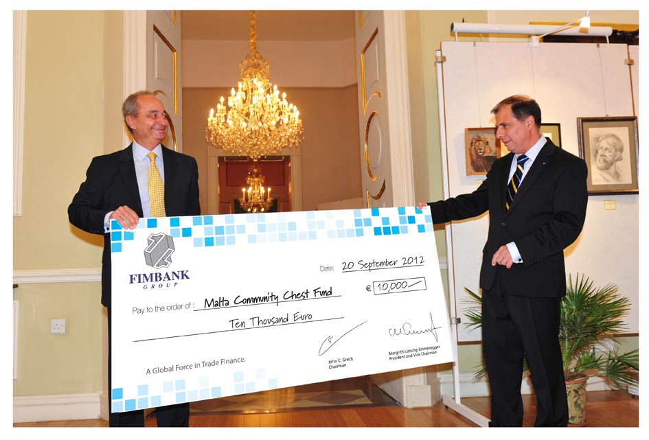 President of Malta Donation 2012